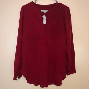 Red blouse
